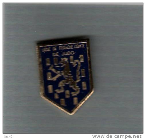 Pin´s  Sport   Judo, Ligue  De  Franche - Comté  De  Judo - Judo