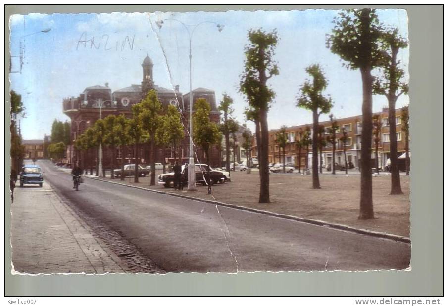 ANZIN - L´Hôtel De Ville  Cpsm - Anzin