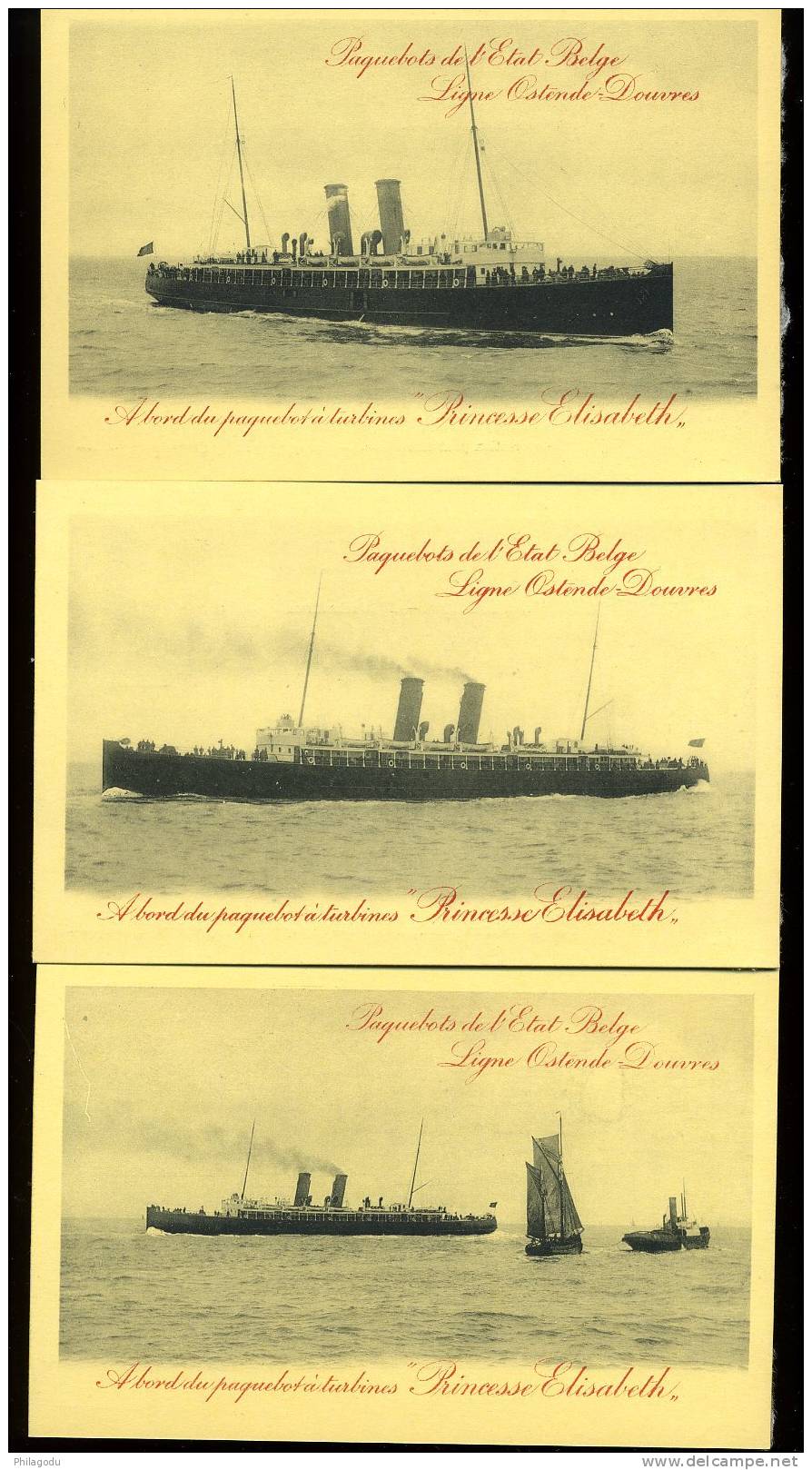 Entiers Postaux Leopold II  Bateaux Oostende-Dover Neuves Très Fraiches - Liner Cards