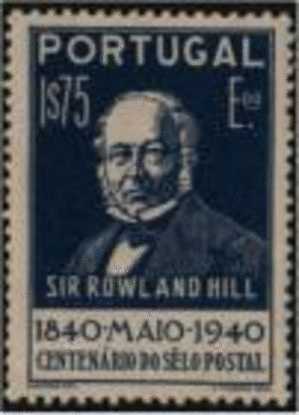 Portugal 1940 Sir Rowland Hill  1º Cent Selo Postal MLH - Rowland Hill