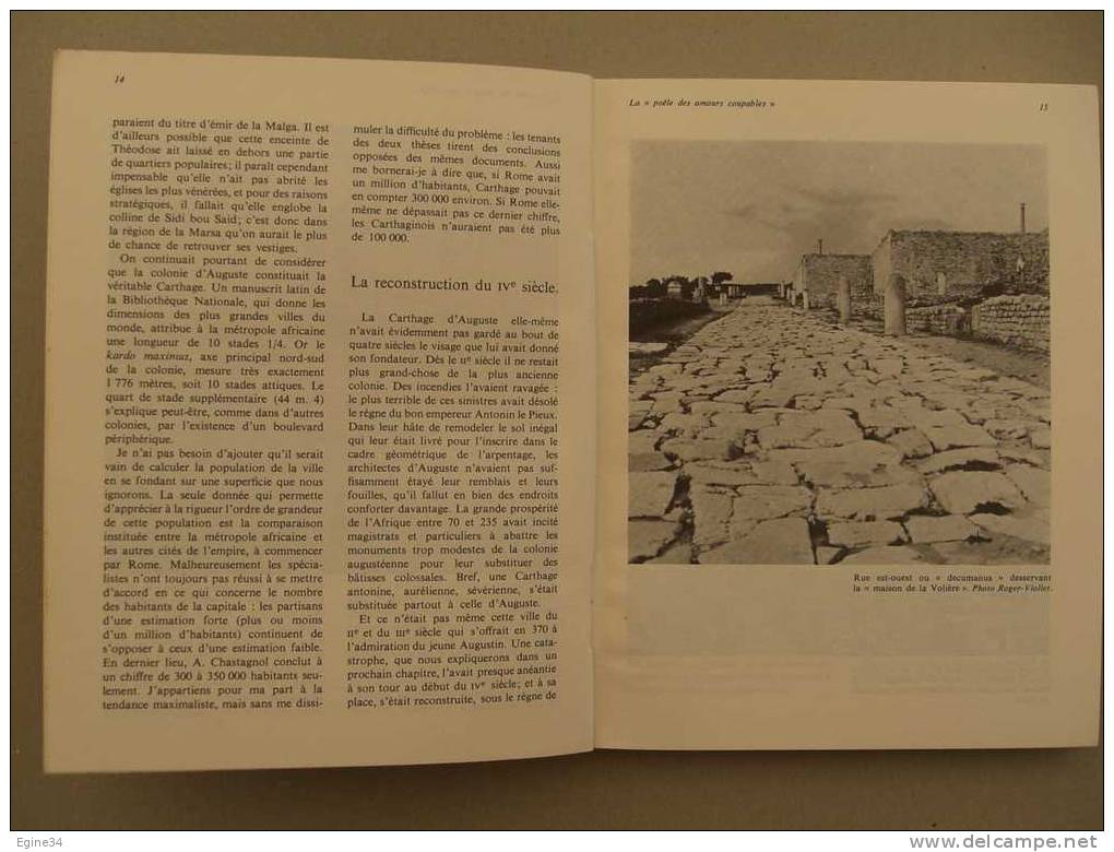 G. CHARLES-PICARD  -  LA CARTHAGE DE SAINT AUGUSTIN - Archéologie