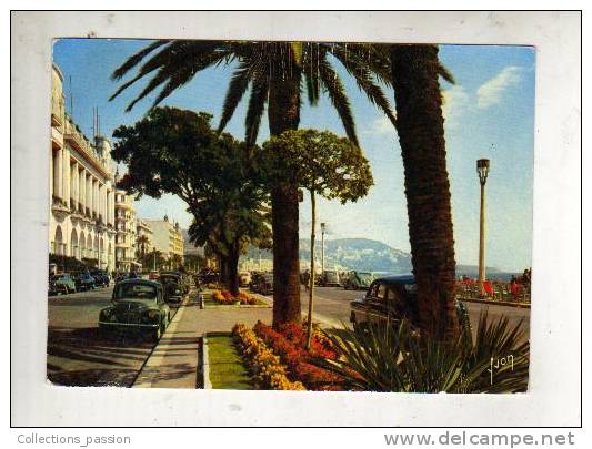 Cp, Automobile, Nice (06), Promenade Des Anglais - Autres & Non Classés
