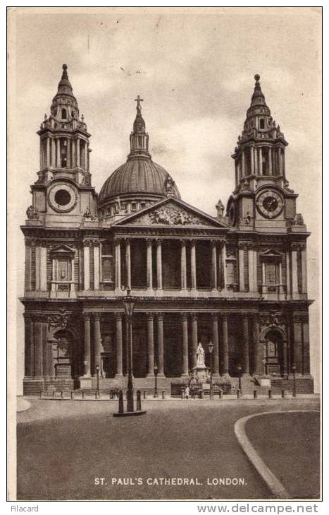 7021      Regno  Unito     London   St. Paul"s  Cathedral  VG  1933 - St. Paul's Cathedral