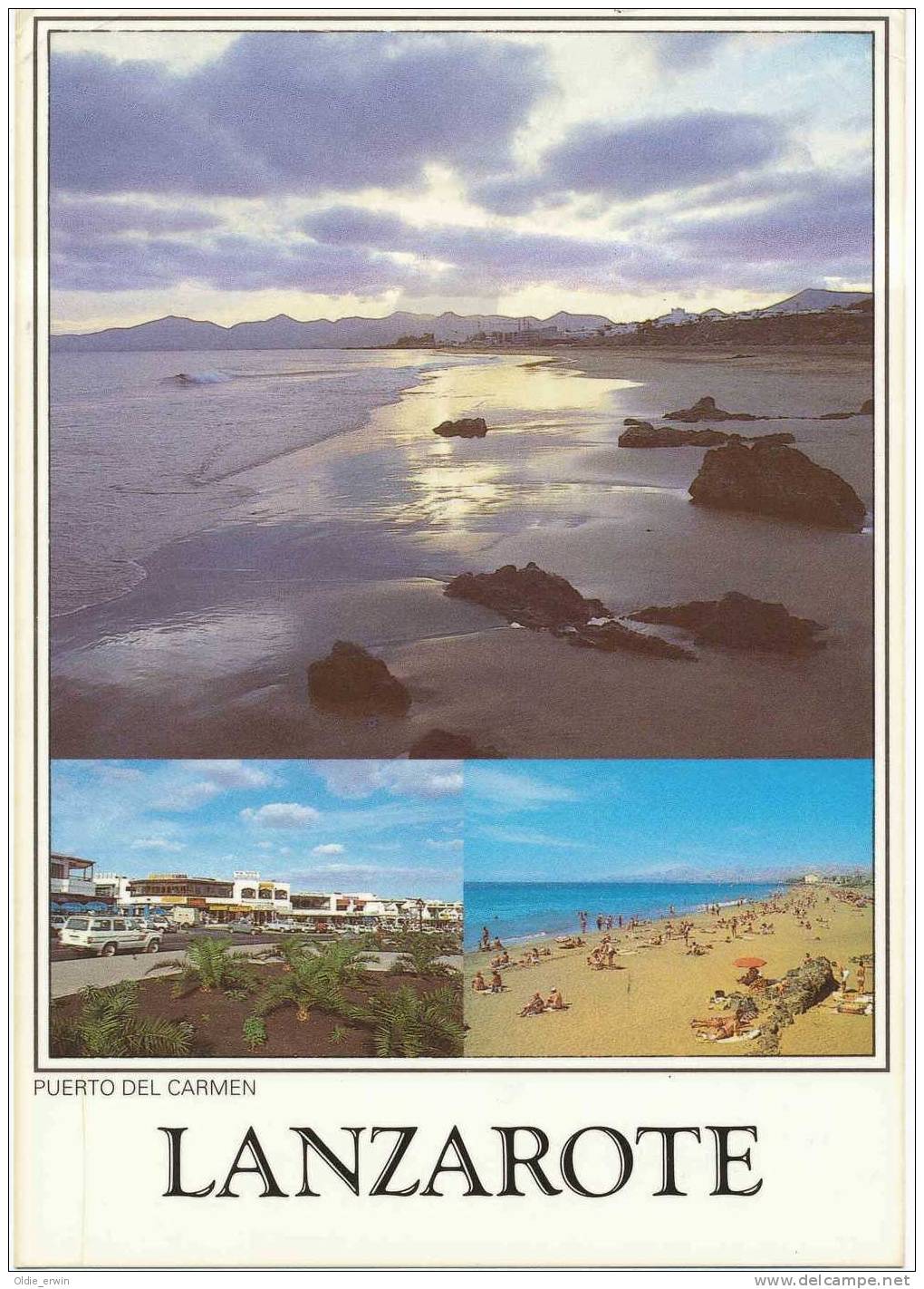 Alte Ansichtskarte Von Lanzarote, Puerto Del Carmen  1993 - Lanzarote