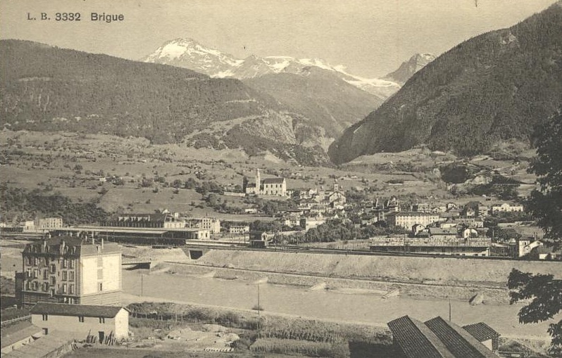 Suisse - Brigue - Panorama - Brigue-Glis 