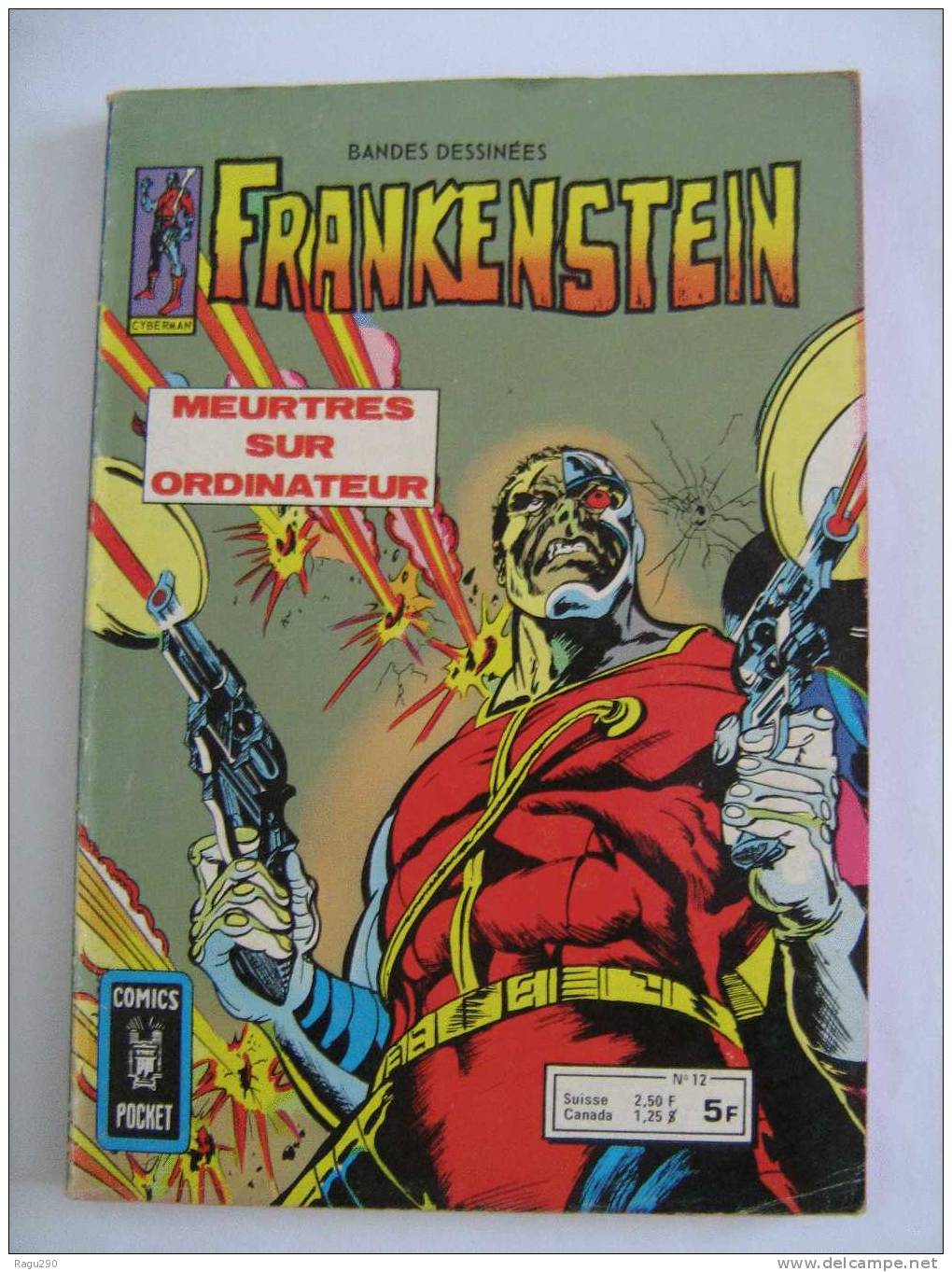 BD  - FRANKENSTEIN N° 12 éditions :  ARTIMA - Petit Format - En Bon état - - Frankenstein