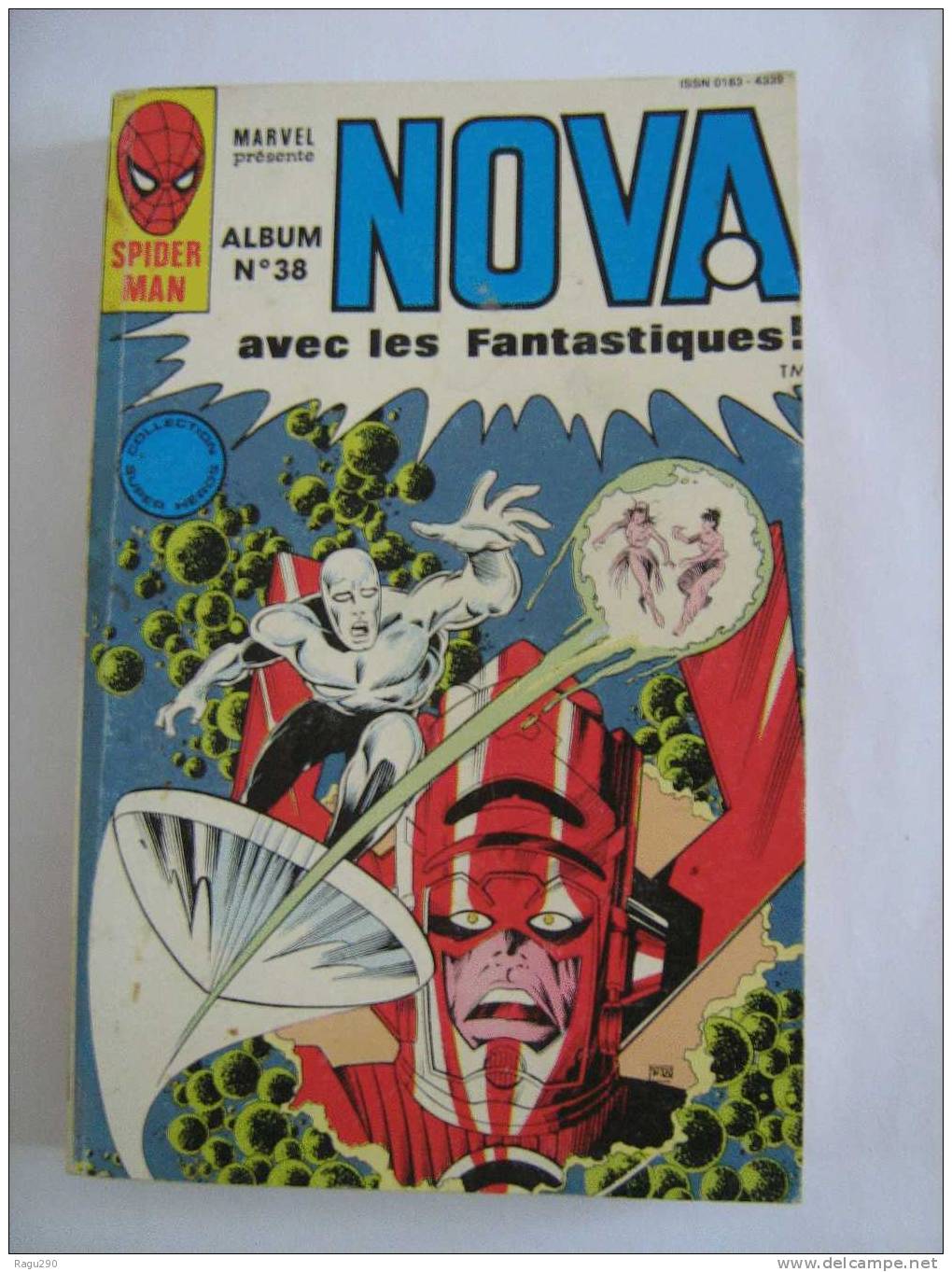 BD - NOVA    ALBUM N° 38  Contenant Les  N°  : 127 - 128 -129 - éditions  LUG  - Petit Format - En Très Bon état - Nova