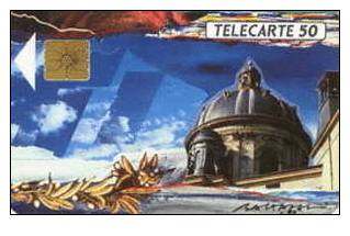 # FRANCE 98A F115C ACADEMIE FRANCAISE 50u So2 05.90 -etat Courant,damaged Phonecard- - 1990