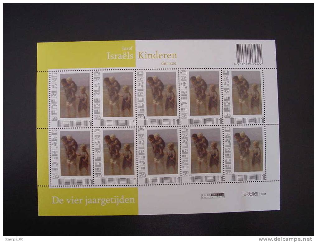 NETHERLANDS, NIEDERLANDE  JOZEF ISRAËLS  CHILDREN AT SEE   MNH    **   (043504) - Impressionisme