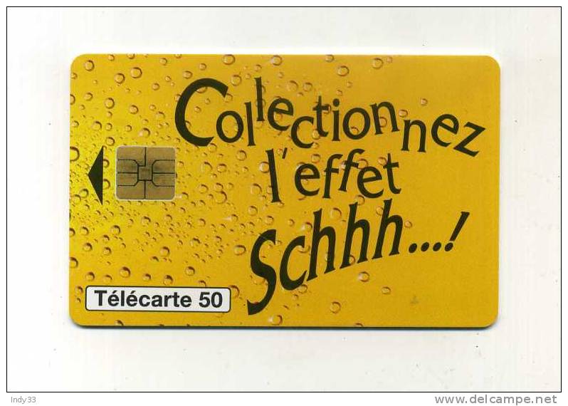 - TELECARTE SCHWEPPES . 1995 - Alimentación