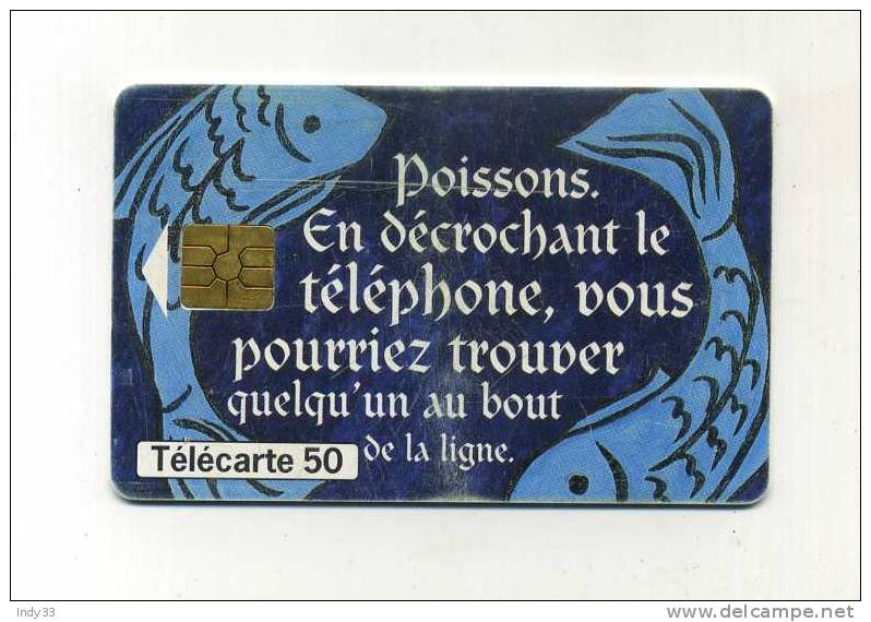 - TELECARTE ZODIAQUE POISSONS . 1997 - Sternzeichen