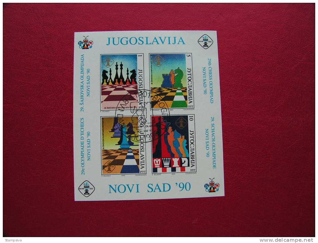 ==  Jugoslaien, Schach 1990  Chess - Schach