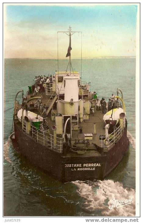 SABLANCEAUX ..-- 17 . CHARENTE MARITIME ..-- ILE DE RE . Le Bac " Gustave Perreau" - Ile De Ré