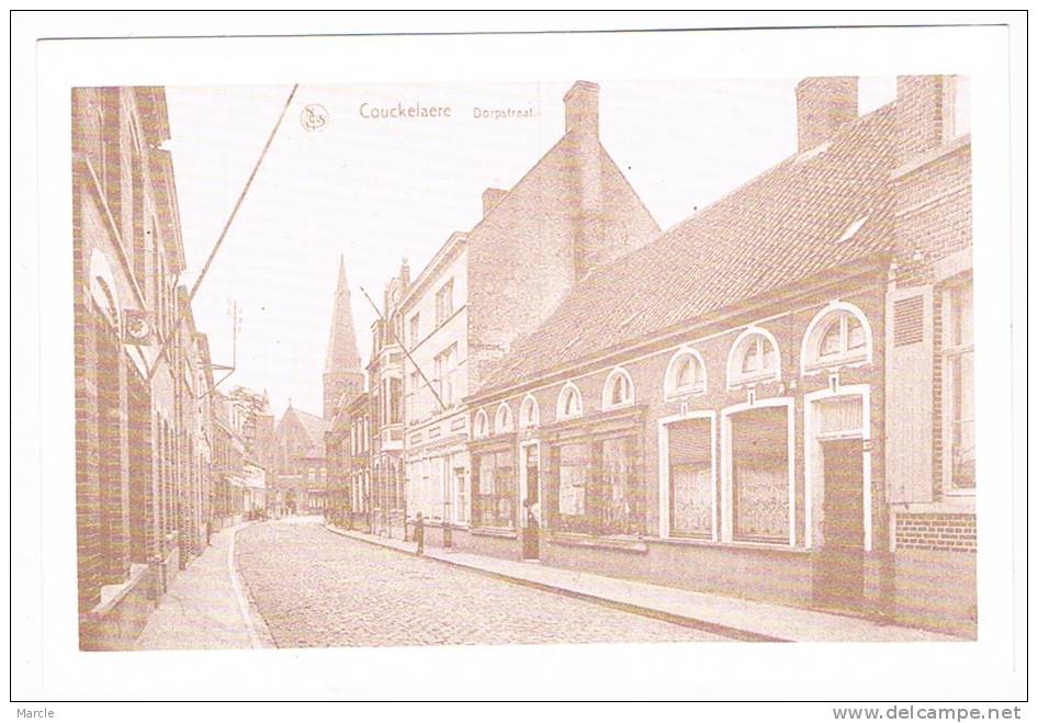 Koekelare Coeckelaere Dorpstraat 1931 Reproduktie - Koekelare