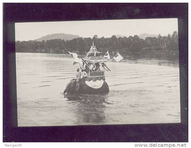 Malaisie Ou Singapour éléphant De Transport Carte Photo - Maleisië