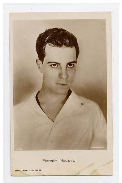 RAMON NOVARRO Ramon Samaniego Ramon Samaniegos Durango Mexico  Photo Postcard 1920´s Hollywood Cinema Star - Sonstige Formate