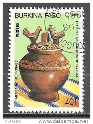 1 W Valeur Oblitérée, Used - BURKINA FASO * 1985 - N° 377-2 - Burkina Faso (1984-...)