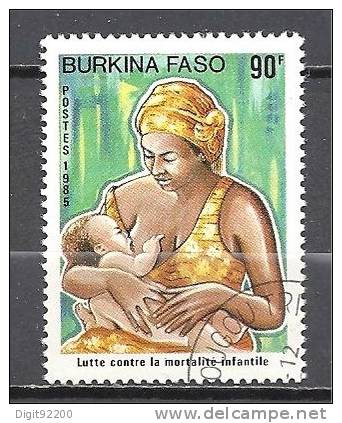 1 W Valeur Oblitérée, Used - BURKINA FASO * 1985 - N° 377-19 - Burkina Faso (1984-...)