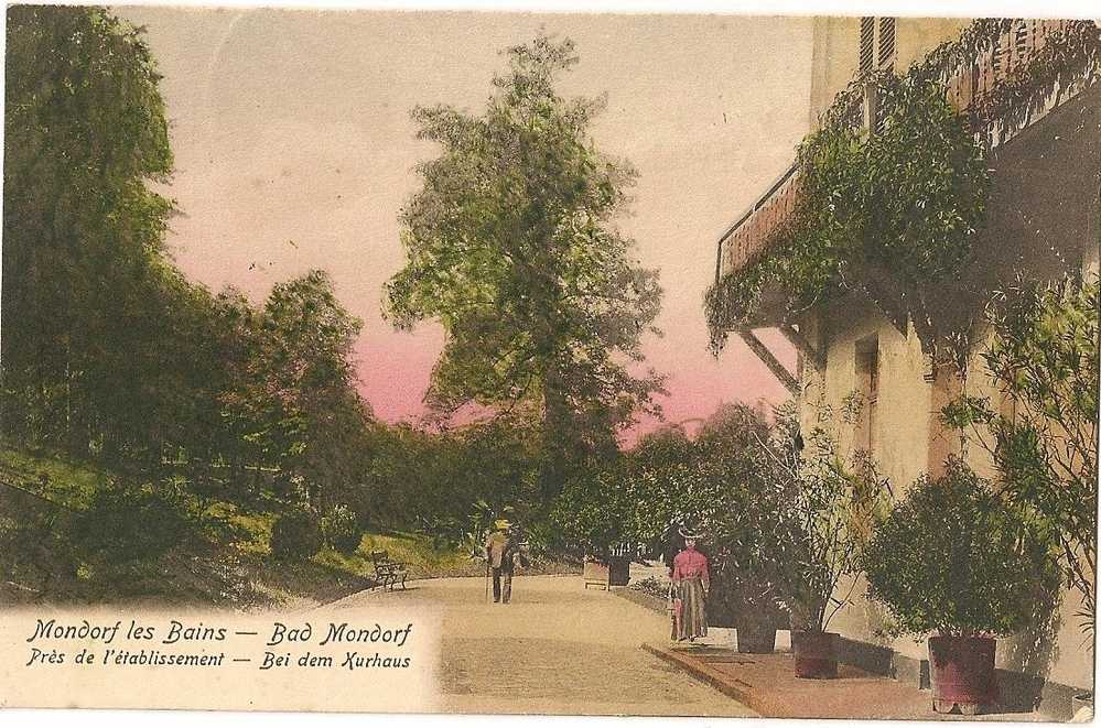 LUXEMBOURG.MONDORF LES BAINS.PRES DE L ETABLISSEMENT - Mondorf-les-Bains