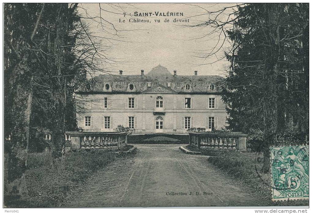 SAINT VALERIEN - Le Château, Vu De Devant - Saint Valerien