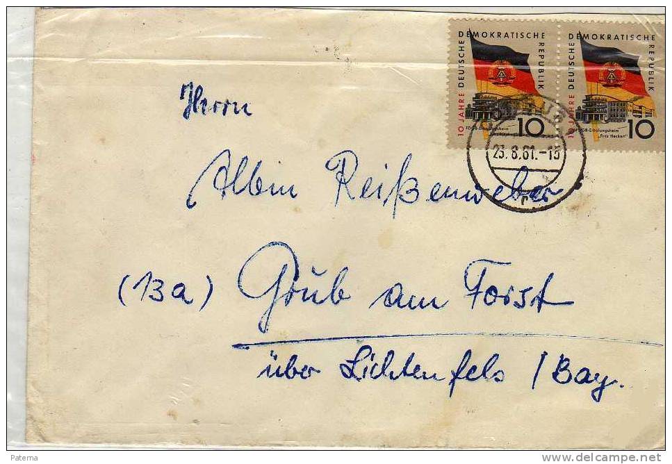 Carta, COTTBUS 1961,  (Alemania),cover, Letter, Lettre - Lettres & Documents
