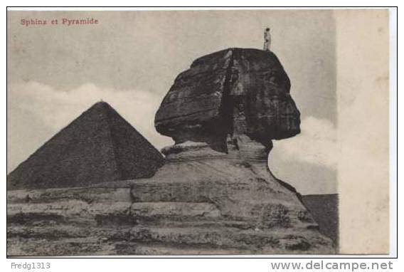 Egypte - Sphinx Et Pyramide - Sphinx