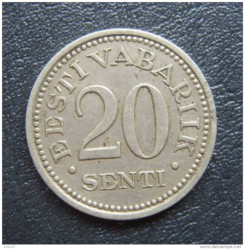 BC.5-8: ESTONIA  20 SENTI 1935 - Estonia