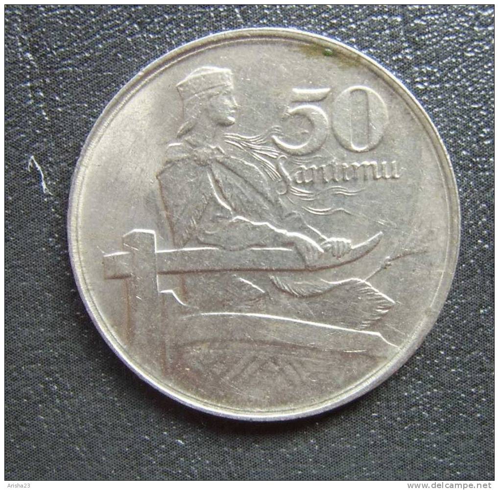 BC.6-16: LATVIA, 50 SANTIMI 1922 - Latvia