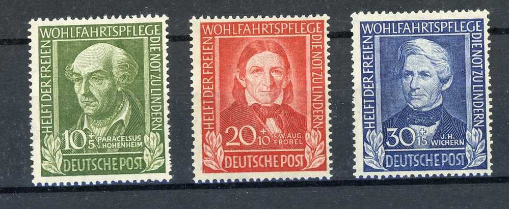 Allemagne  -  RFA  :  Yv  4-6  ** - Unused Stamps