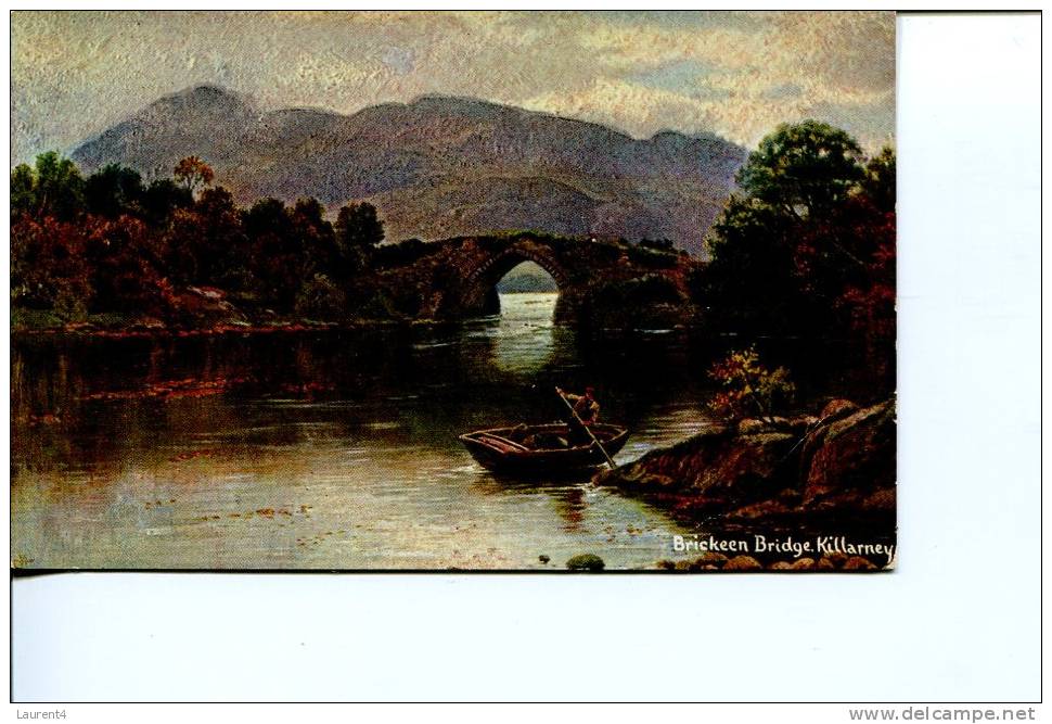 (303) - Very Old Irland Postcard - Carte Ancienne D´Irlande - Bricken Bridge Killarney - Kerry