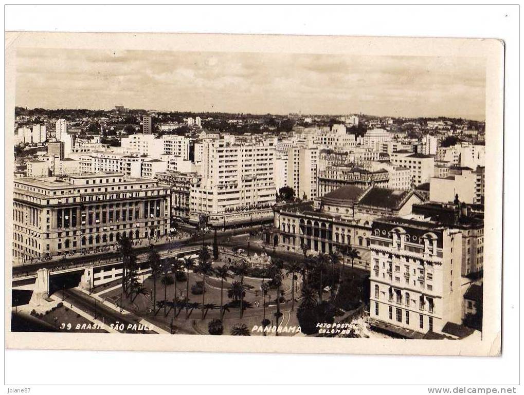 CPA   PHOTO       BRESIL   BRASIL            SAO PAULO         PANORAMA - São Paulo