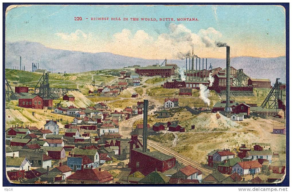 USA,BUTTE,MONTANA,OLD  PC 1913 - Butte