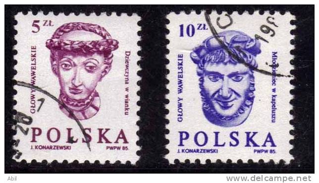 Pologne 1985 N°Y.T. : 2798 Et 2799 Obl. - Gebraucht