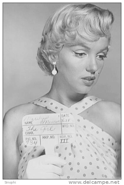 B31-107   @    Marilyn Monroe  Hollywood Movie Star Actress  ( Postal Stationery , Articles Postaux ) - Schauspieler