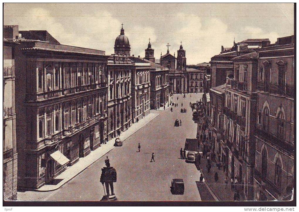 Corso Umberto A Caltanisetta, Anni ' 50 - Caltanissetta