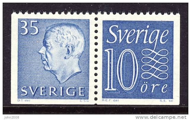 Schweden / Sweden 1962 : Facit 425SX5 *** - Freimarken / Definitives - Nuevos