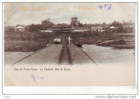 Afrique - RF21323 - Benin - Dahomey - Porto Novo - Vue - La Factorie Witt & Büsch - Attention Voir état - Benin