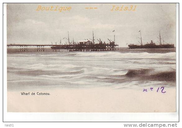 Afrique - RF21333 - Benin - Dahomey - Cotonou - Wharf - Attention Voir état - Benin