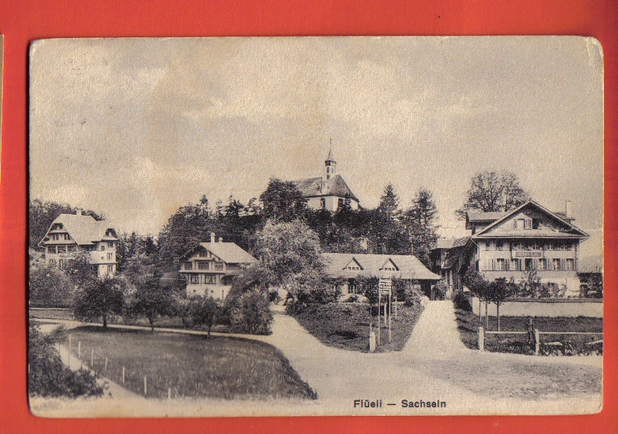 M409 Flüeli Sachseln Obwald Gelaufen In 1924 Nach Roma. - Sachseln