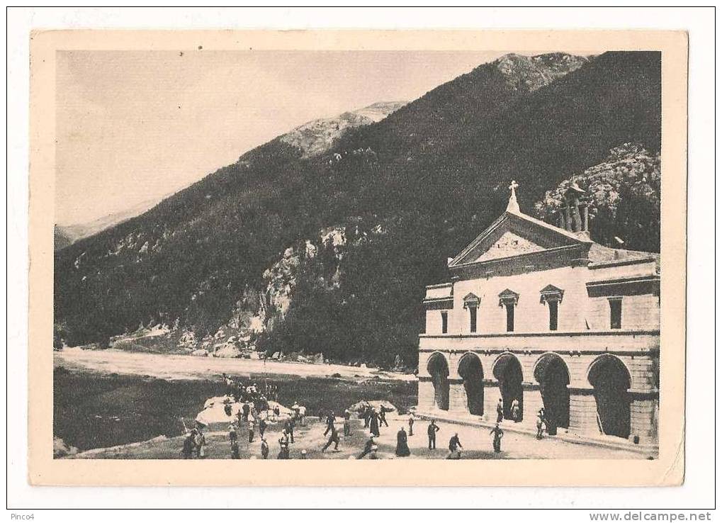 SETTEFRATI FROSINONE SANTUARIO CARTOLINA FORMATO GRANDE VIAGGIATA NEL 1942 - Frosinone