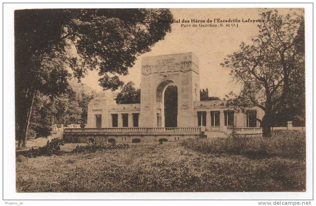 WW1 - Monument L` ESCADRILLE LAFAYETTE  Old Postcard - 1914-1918: 1st War