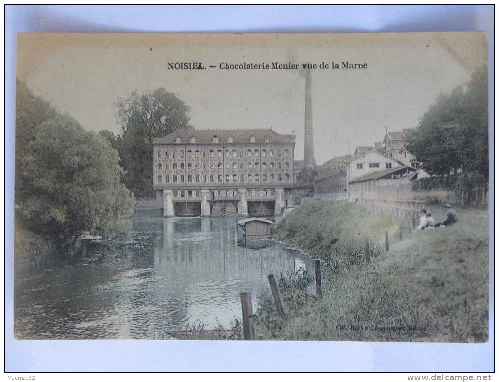 NOISEL -Chocolaterie Menier Vue De La Marne - - Noisiel