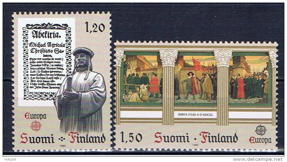 FIN Finnland 1982 Mi 899-900 Mnh EUROPA - Neufs