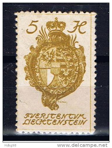 FL Liechtenstein 1920 Mi 25 Mnh Staatswappen - Ungebraucht