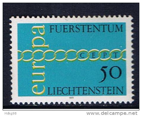 FL Liechtenstein 1971 Mi 545 Mnh EUROPA - Unused Stamps
