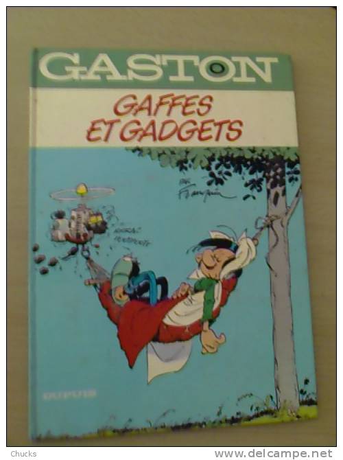 Gaston 0 Gaffes Et Gadgets EO  - Cartonné Dupuis 3° Trimestre 1985. - Gaston