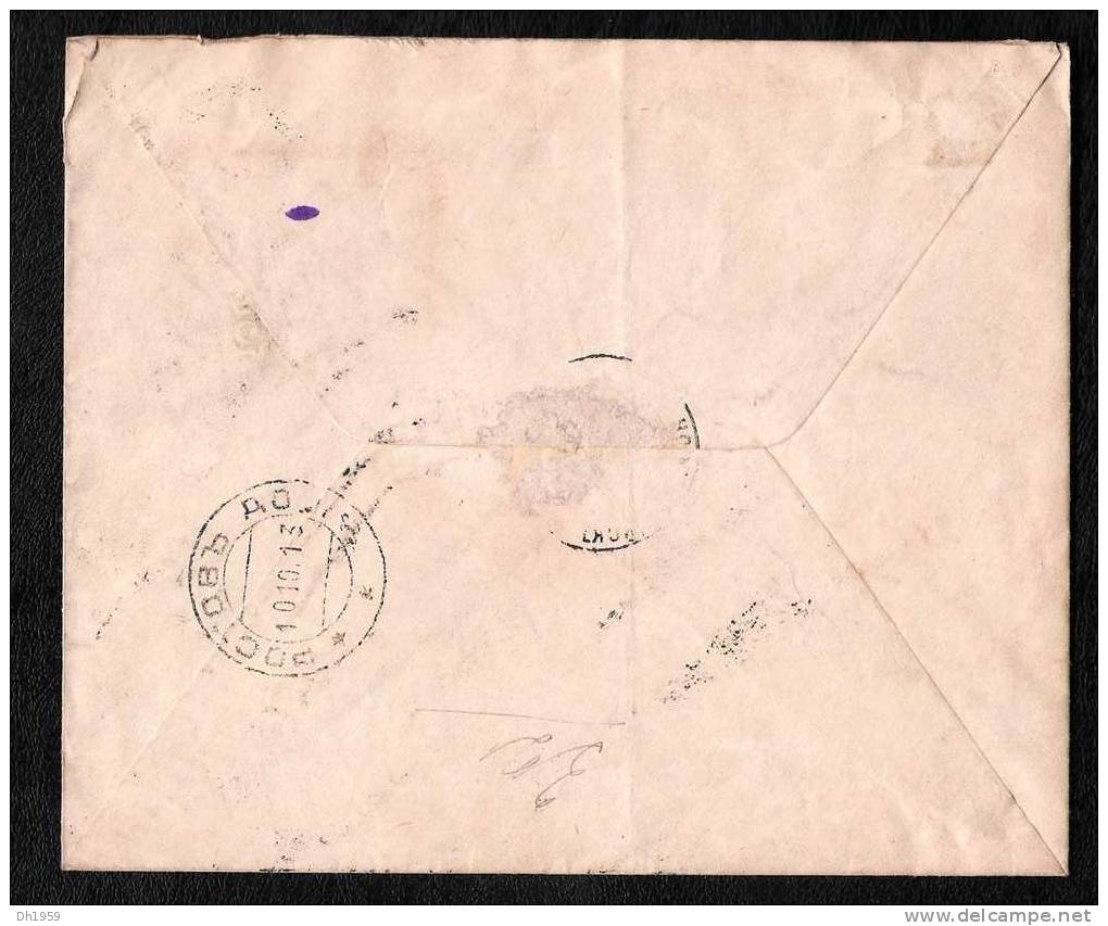 LETTRE  RECOMMANDE 1910 RUSSIE RUSSIA URSS R 3 No. 716 - Brieven En Documenten