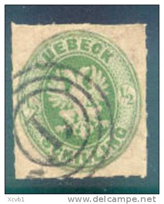 LUBECK     8,  XF, Used,  SCV$ 52.50,  (lu008-1,   Michel  8. - Lübeck