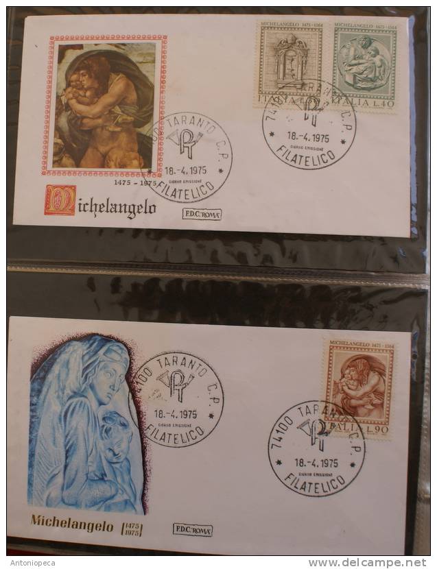 ITALY 1975 TWO FDC - FDC