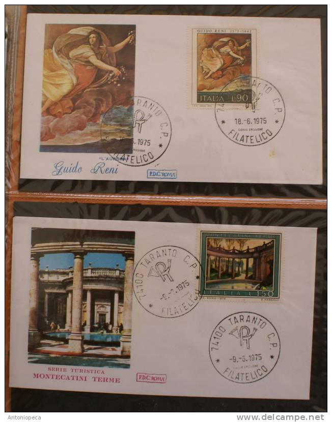 ITALY 1975 TWO FDC - FDC